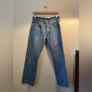 Levi’s Button Fly Blue Jeans